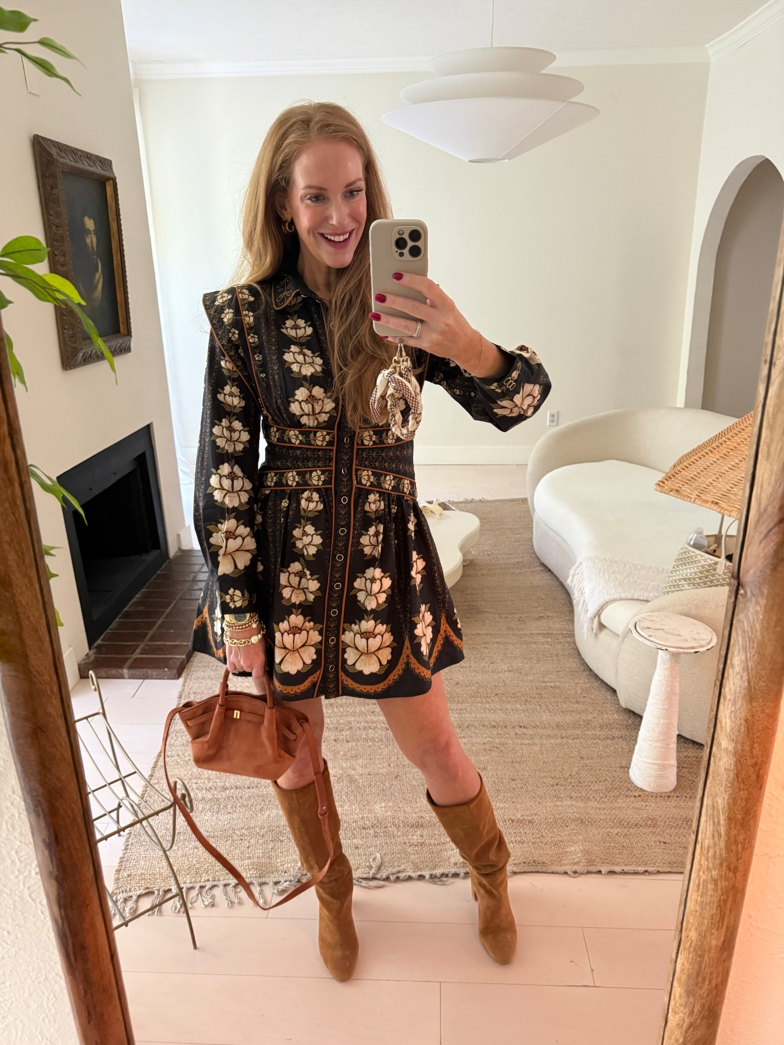 Farm Rio fall perfection! This dress would be so great for family photos too! 

#LTKStyleTip #LTKOver40 #LTKSeasonal