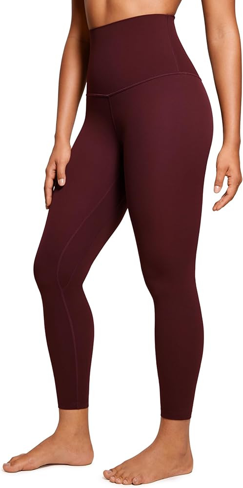 CRZ YOGA Super High Waisted Butterluxe Workout Leggings 25'' - Over Belly Buttery Soft Full Lengt... | Amazon (US)