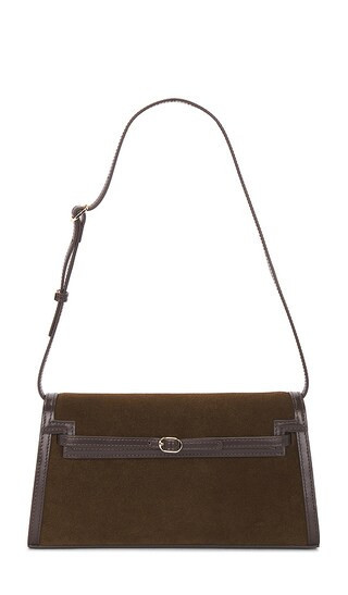 VERAFIED Suede Shoulder Bag in Brown. | Revolve Clothing (Global)