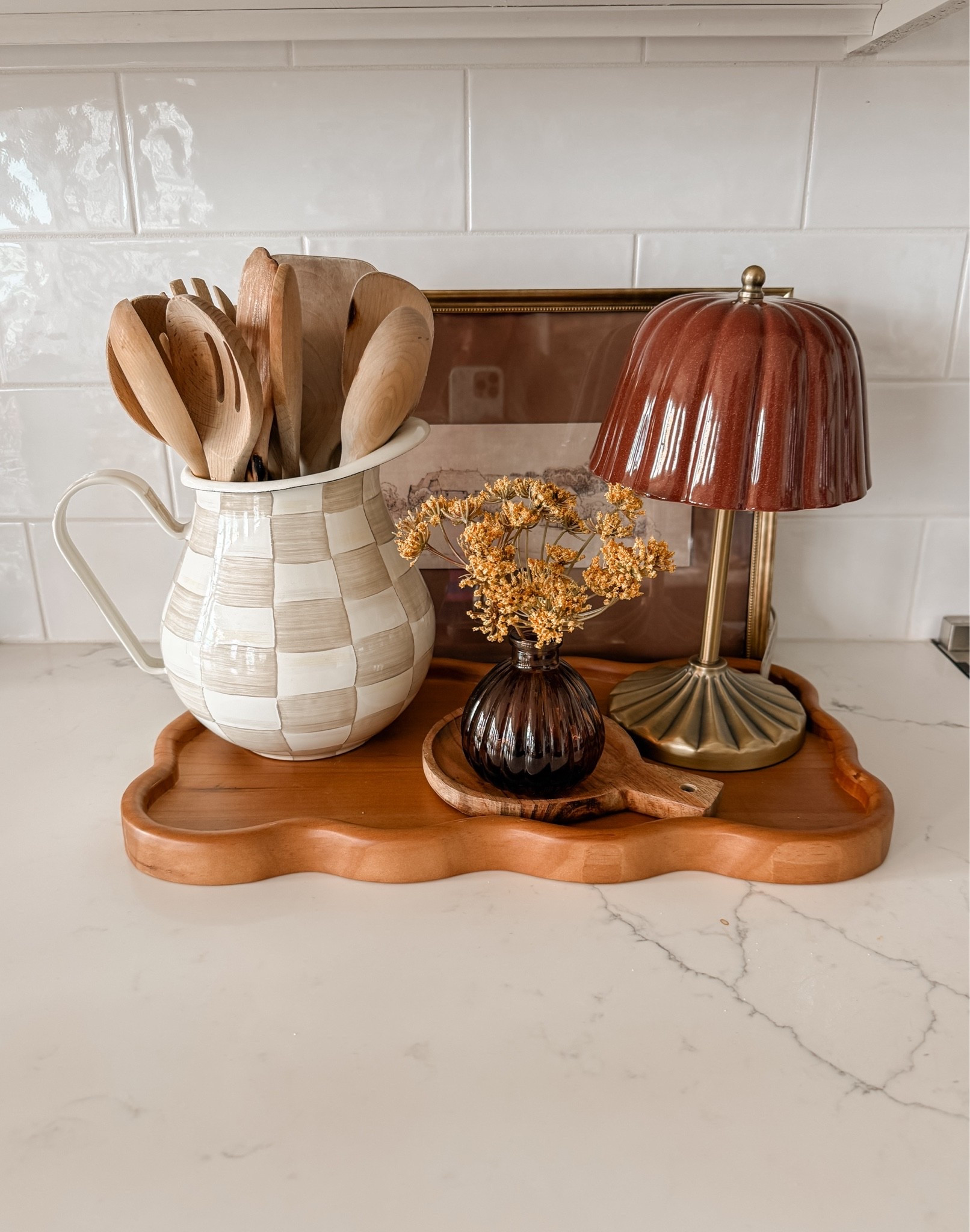 Early fall countertop decor idea 🍂🍂
