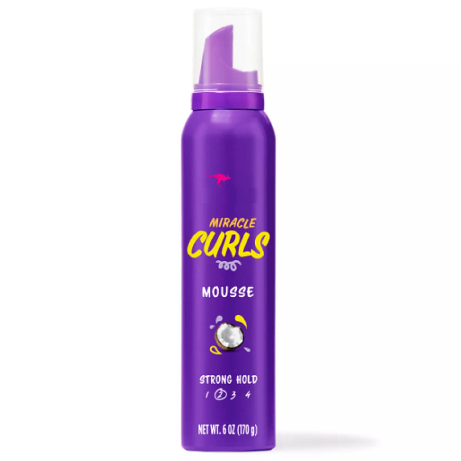 Newly Miracle Curls Styling Mousse with Coconut & Jojoba Oil, for Curly Hair, Unisex 6.0 fl oz (1... | Amazon (US)