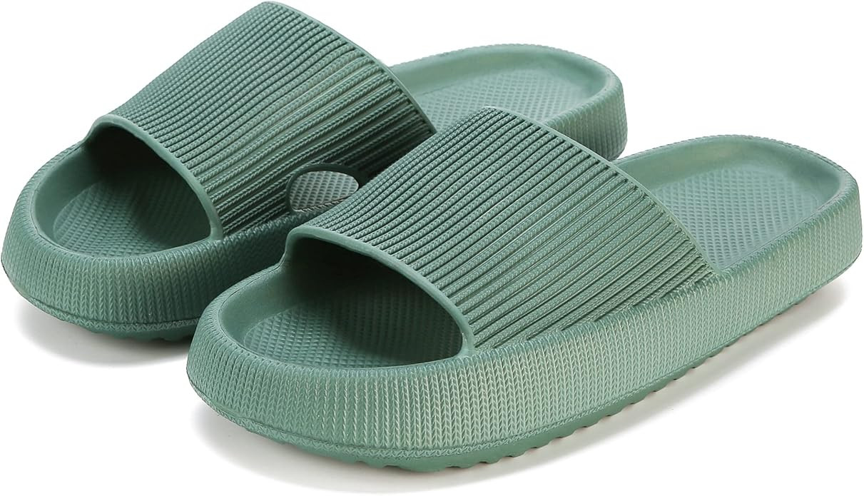 rosyclo Cloud Slippers for Women and Men, Pillow House Slippers Shower Shoes Indoor Slides Bathro... | Amazon (US)