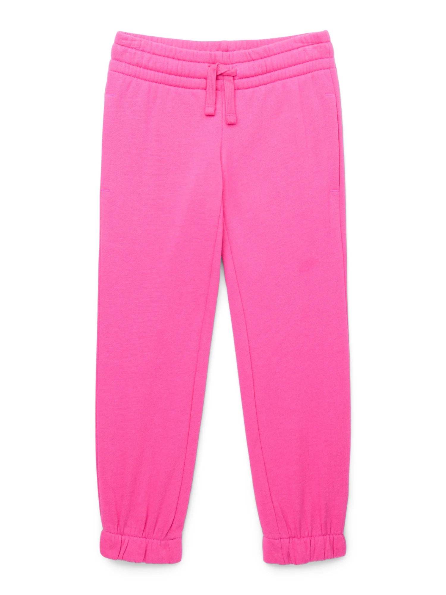 Athletic Works Little and Big Girls Fleece Jogger Sweatpants, Sizes 4-18 & Plus | Walmart (US)