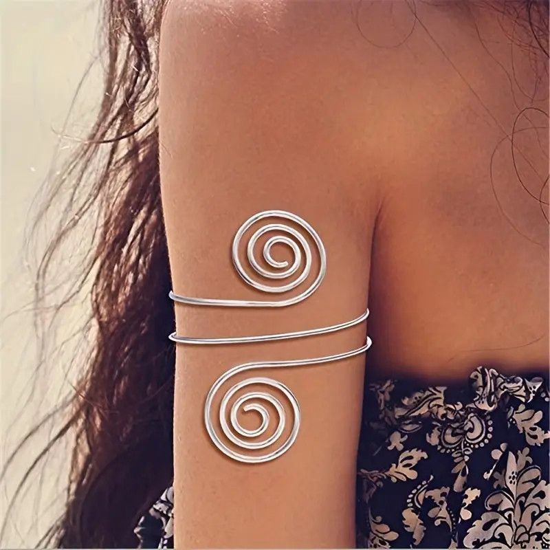 Make a Statement with This Stylish European and American Exaggerated Multi-Layer Spiral Arm Ring ... | Temu Affiliate Program