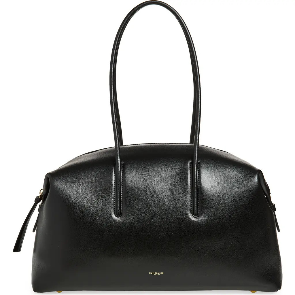 DeMellier The Stockholm Leather Top Handle Bag in Black at Nordstrom | Nordstrom