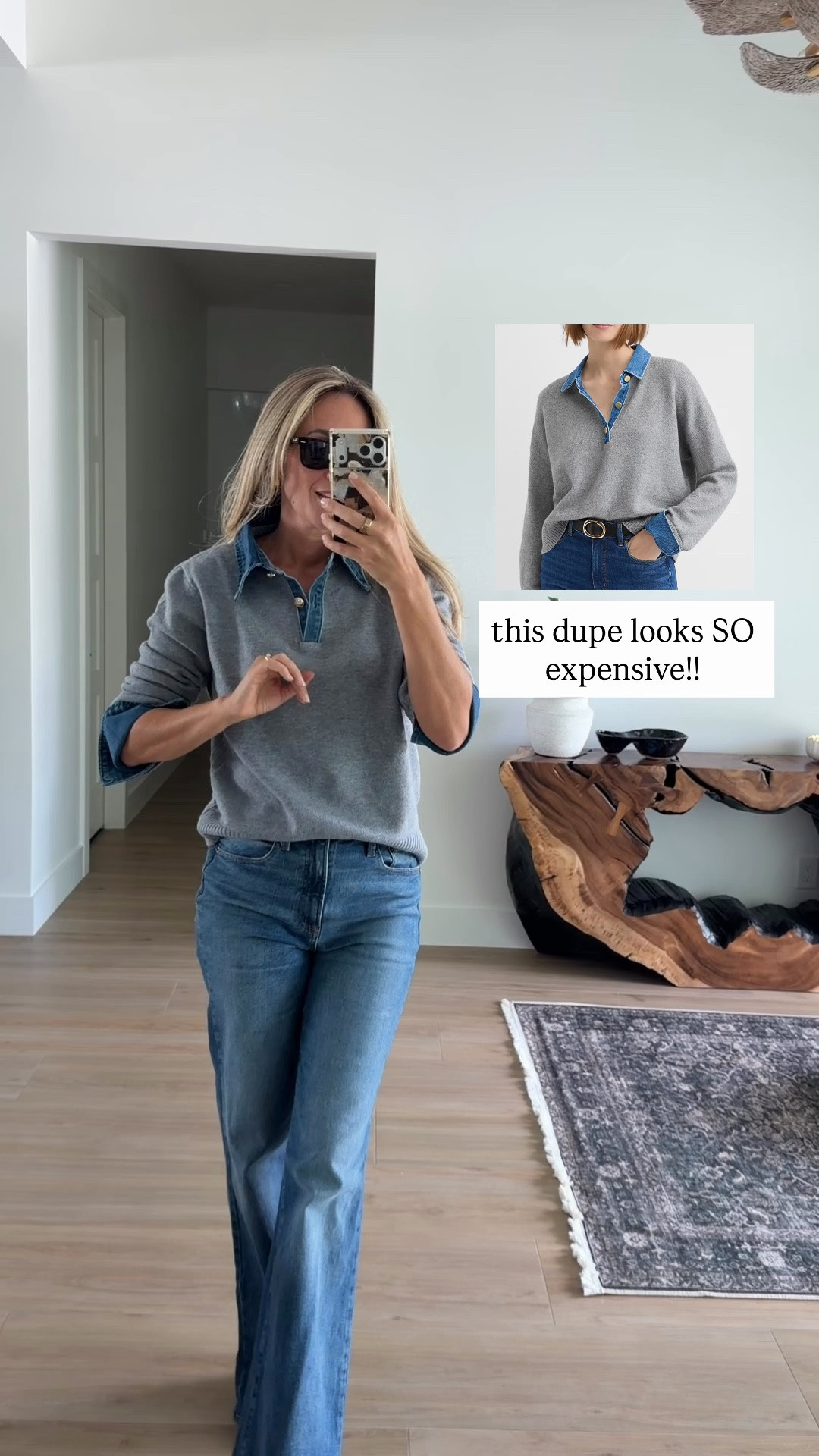 Amazon dupe sweater size medium

#LTKdayinmylife #LTKgrwm #LTKSaleAlert