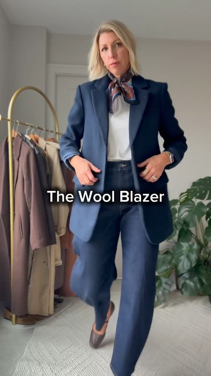 The Wool Blazer 
Tailored yet cozy.
It works double-duty as outerwear—great for the office, but also ideal for layering on crisp fall days.
🧶 Smart. Sophisticated. Seasonless

*I’m wearing a size small tall in this oversized wool blazer (gap has amazing size options for tall’s and petite’s in this blazer!) 

#LTKSeasonal #LTKStyleTip #LTKOver40