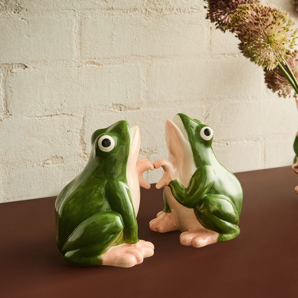 Ribbit Means I Love You Bookends (Set of 2) | West Elm (US)