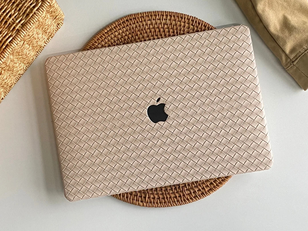 Light Brown Weave MacBook Case Protect Cover for Macbook Pro 14 Case Macbook Air 13 Case Pro 13 C... | Etsy (US)