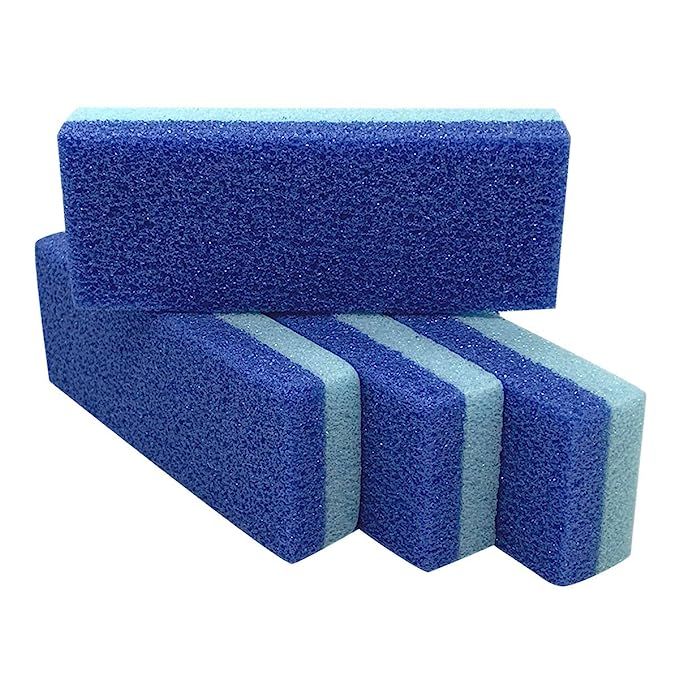 Maryton Foot Pumice Stone for Feet Hard Skin Callus Remover and Scrubber (Pack of 4) (Blue) | Amazon (US)