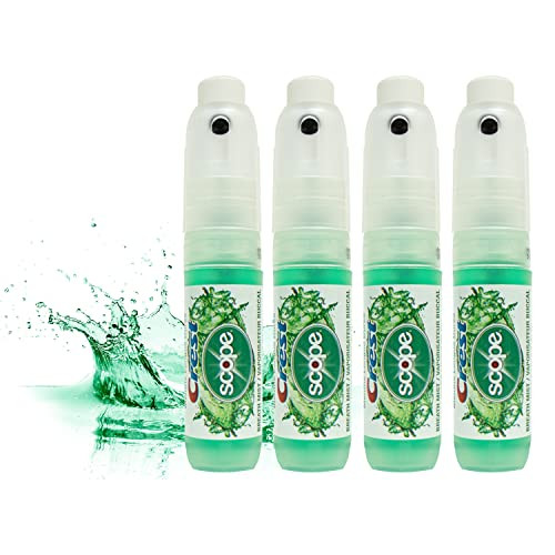 Crest Scope | One 4-Pack of Mint Breath Mist Sprays (4 Total Sprays) - 0.24 Ounce (7mL) - Made in... | Amazon (US)