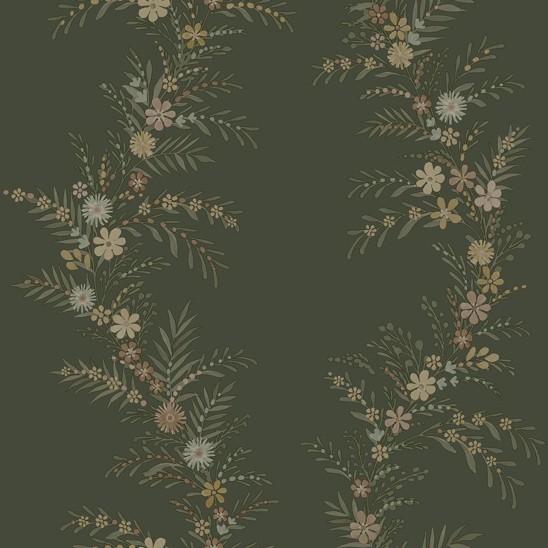 Posy Spruce Peel and Stick Wallpaper | Wayfair North America