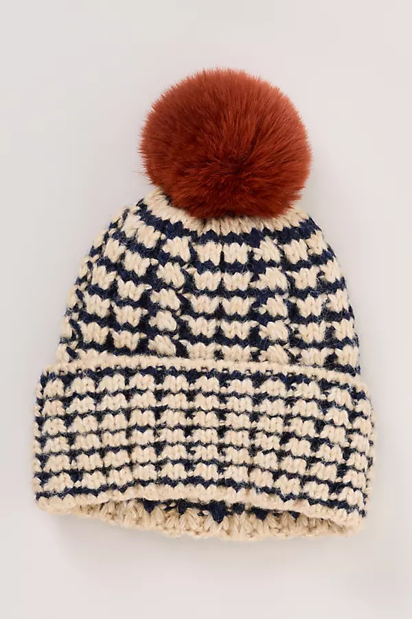 Daily Practice Chunky Knit Pom-Pom Beanie | Anthropologie (US)