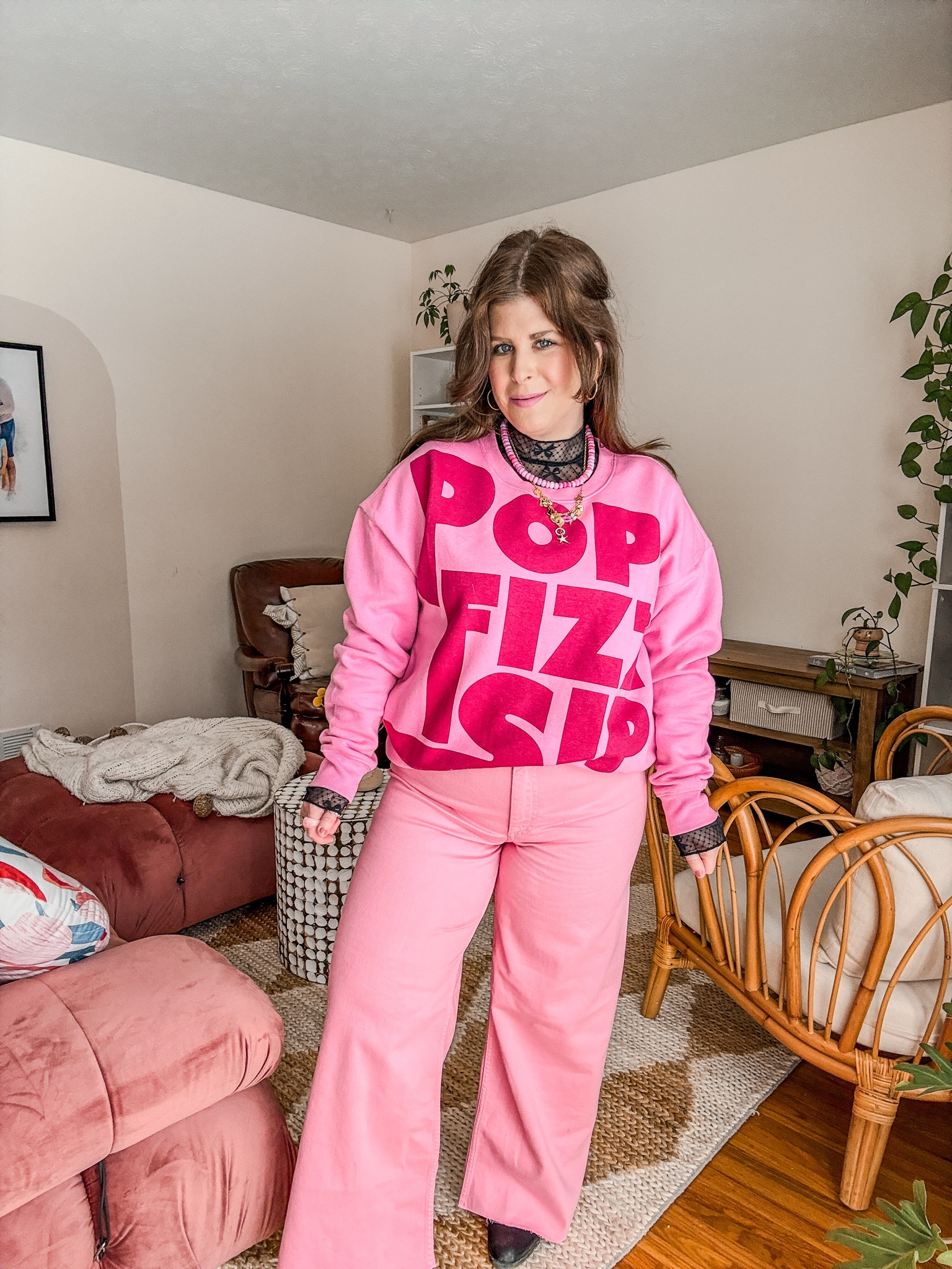 I love this sweatshirt and lace bow top from Anthropologie! The pink jeans are so cute from Anthropologie. They run small so size up



#LTKFindsUnder100 #LTKStyleTip #LTKSeasonal