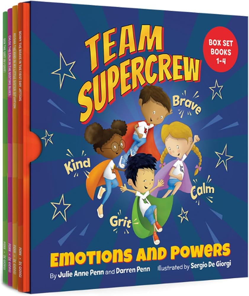 Team Supercrew - Emotions and Powers - 4 Book Box Set (books 1-4): Social Emotional Learning for ... | Amazon (US)