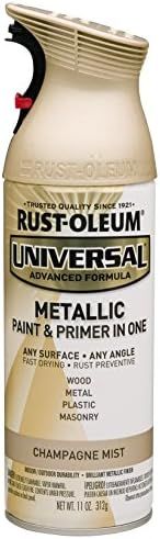 Rust-Oleum 261415 Surface, 11 oz, Champagne Universal Mist Metallic Spray Paint | Amazon (US)