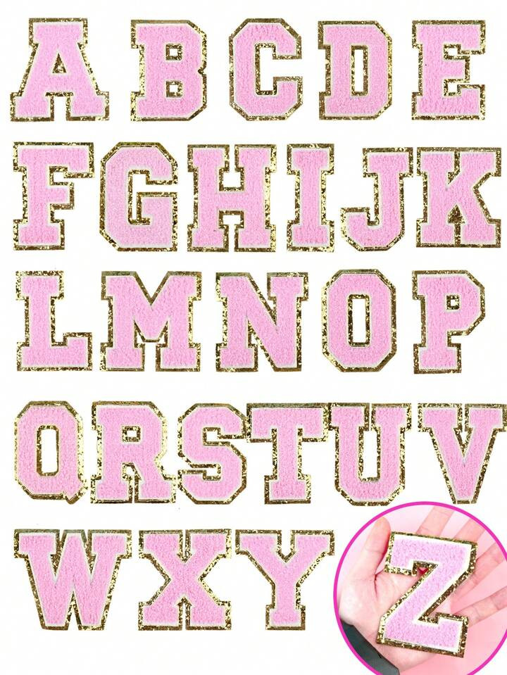 1pc Letter Design Iron-on Patch | SHEIN