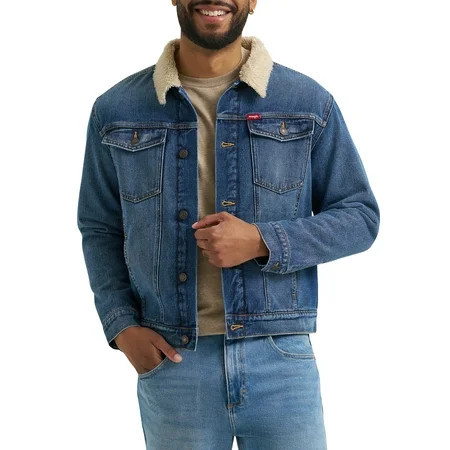 Wrangler® Men s Sherpa Fleece Lined Jacket M-2XL | Walmart (US)