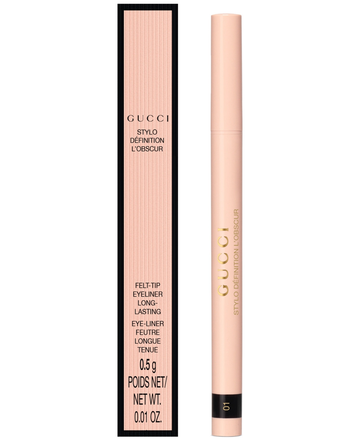 Gucci Stylo Definition L'Obscur Eyeliner - 01 - Eve Black | Macy's