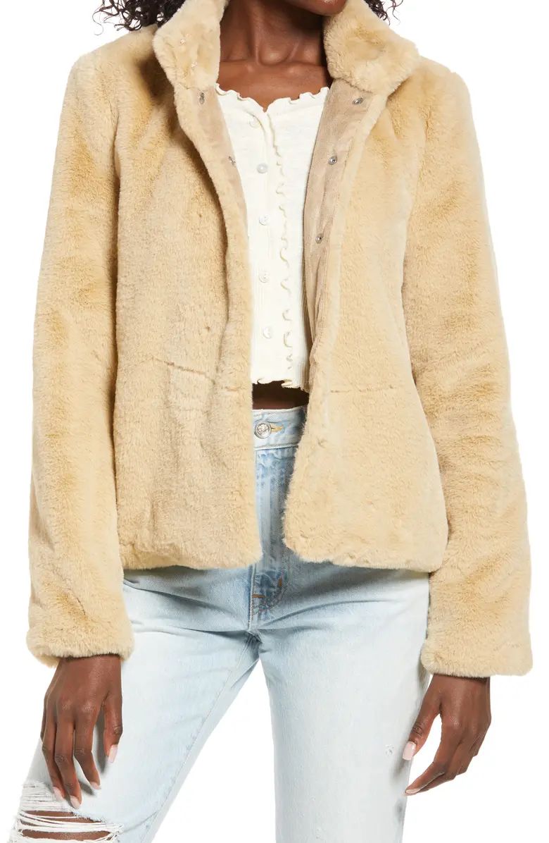 Faux Fur Short Jacket | Nordstrom