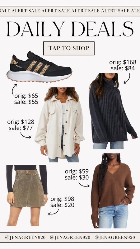 Daily Deals | Free People | Sweaters | Suede Skirt | Winter Fashion | sales 

#LTKsalealert #LTKunder100 #LTKunder50