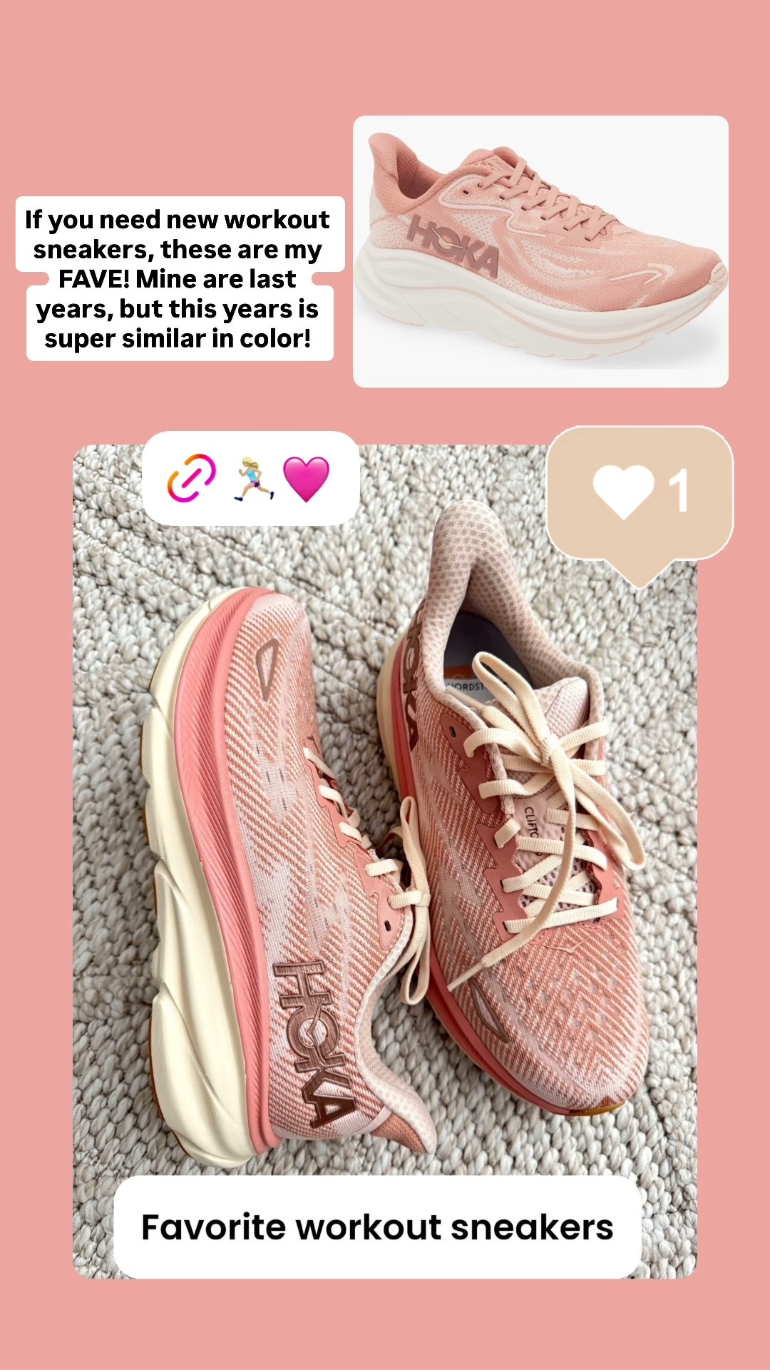 My favorite sneakers to workout in! They run TTS, no need to size up!

Hoka sneakers, workout, fitness 

#LTKSeasonal #LTKSaleAlert #LTKFindsUnder100