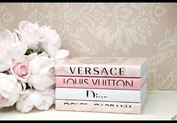 Home Decor Books Luxury Stacked Fashion Coffee table books | BLANK Pages | Etsy (US)