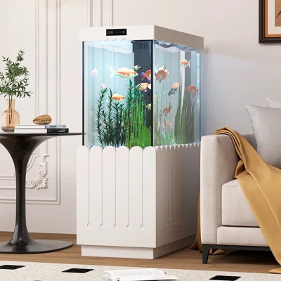 30-38 Gallon Metal Modern Eco Aquarium Tank | Wayfair North America