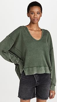 Free People Women's Buttercup Thermal Top | Amazon (US)