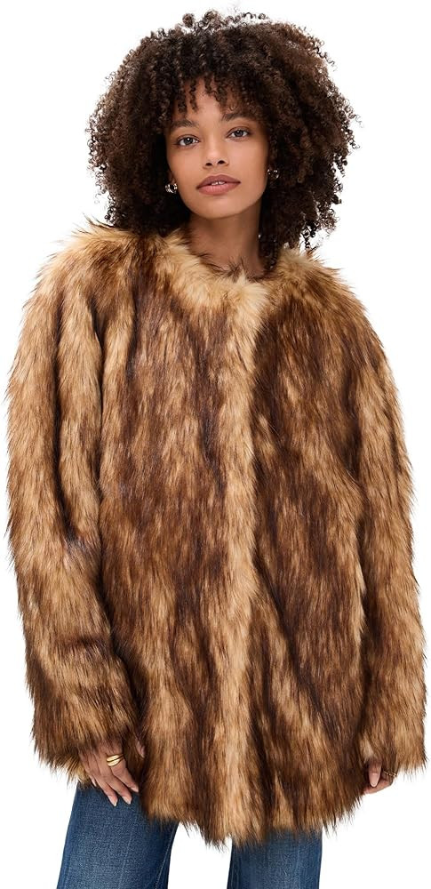 ALC Women's Bria Faux Fur Coat | Amazon (US)
