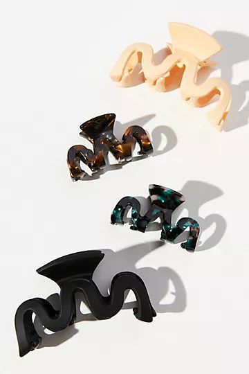 Wavy Claw Clip Set | Anthropologie (US)