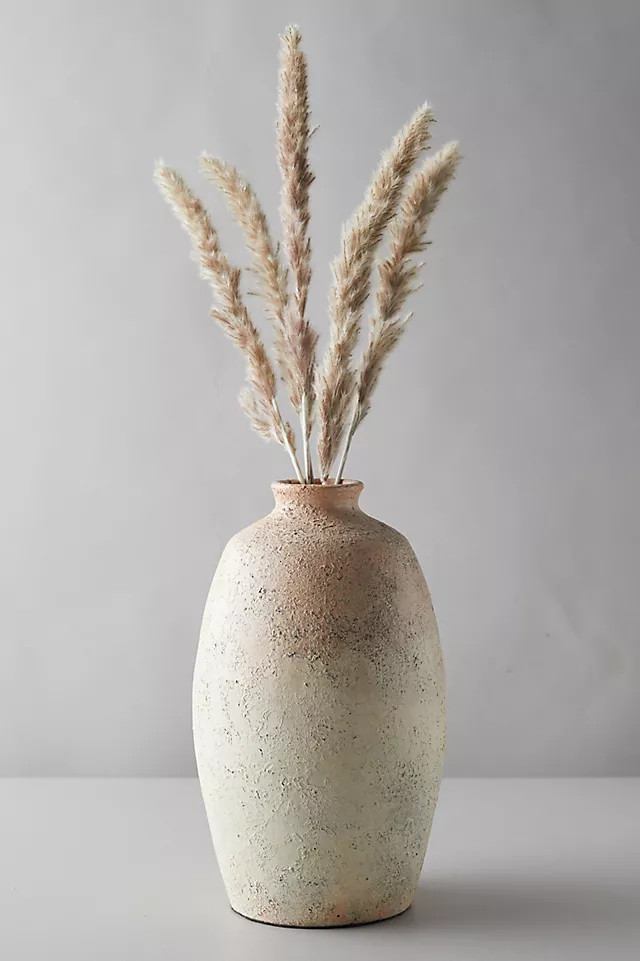 Aged Ceramic Vase, Peach | Anthropologie (US)