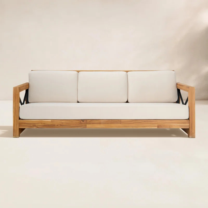 Vella 83.5'' Wide Straight Patio Sofa with Cushions | Wayfair North America