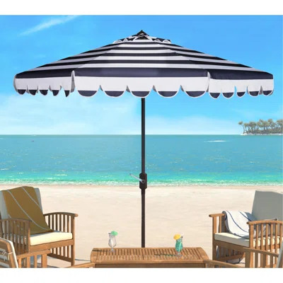 Natalee 108" Scalloped Tilt Top Market Umbrella | Wayfair North America