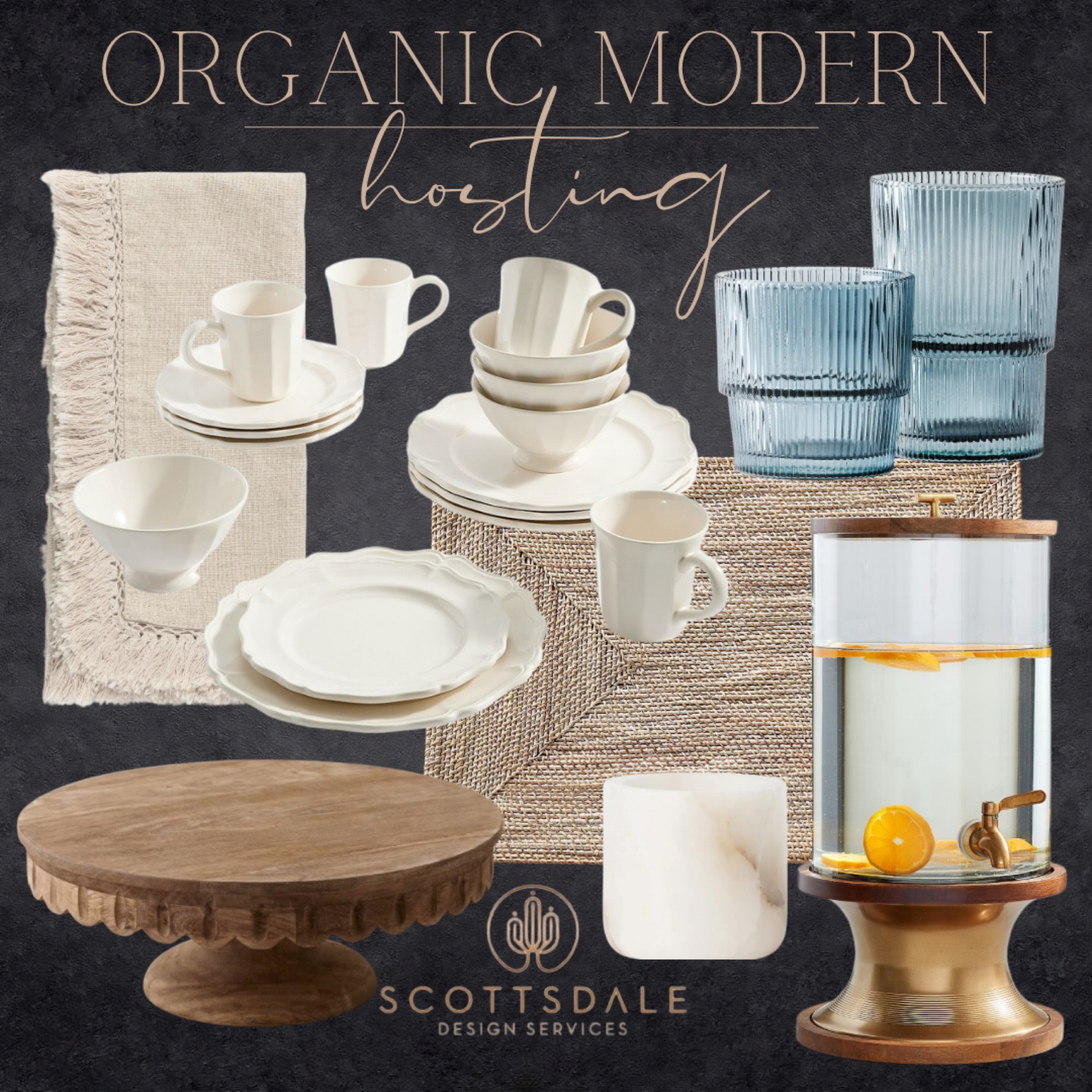 Organic Modern Table and hosting finds🤍

Cake stand, water pitcher, dishes, blue glasses, placemats, napkins, tablescape, hosting, holiday hosting, votive holder

#LTKHome #LTKFindsUnder50