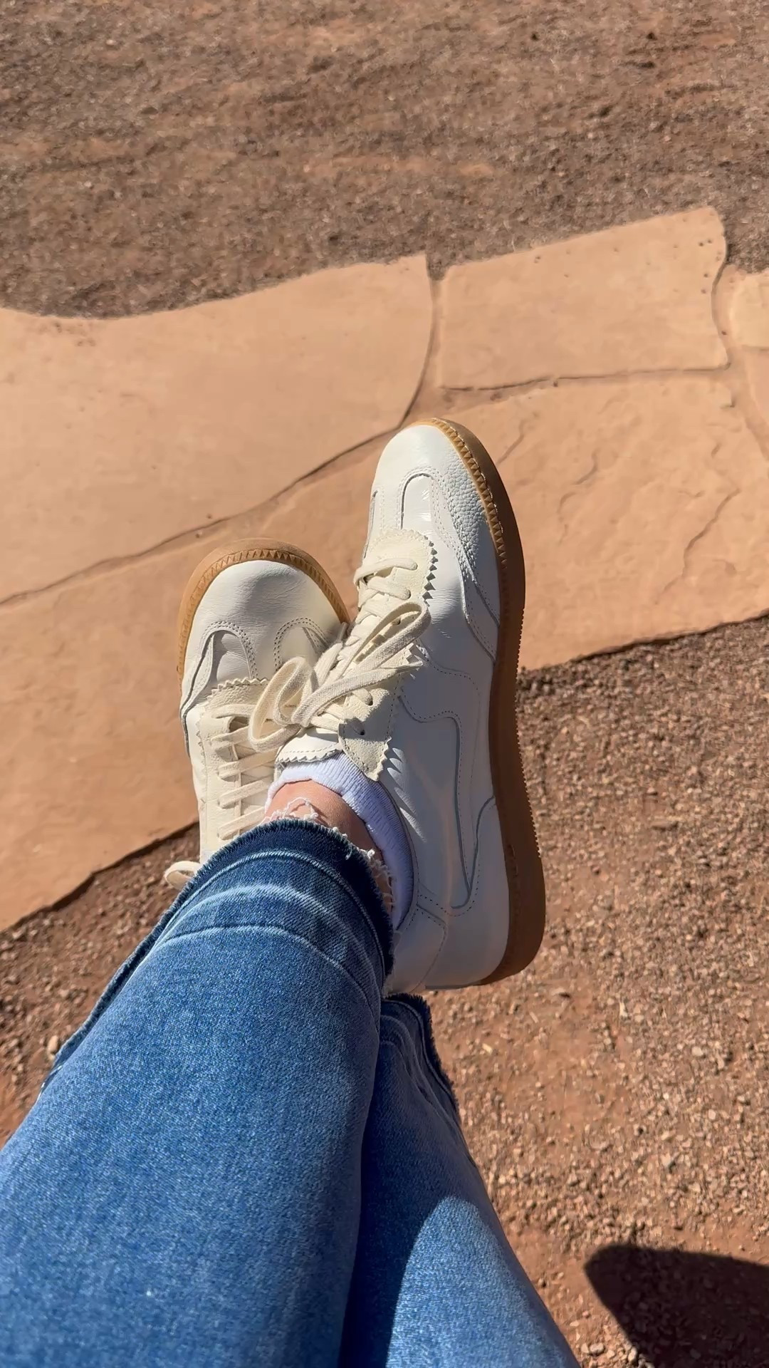 I wore these all over the botanical gardens today walked so so many steps in them, and these were fresh out of the box and they still were so very comfortable. They have nice support on the bottoms of them and again they have some insoles in them that give you about an inch and a half of height.

#LTKdayinmylife #LTKOver40