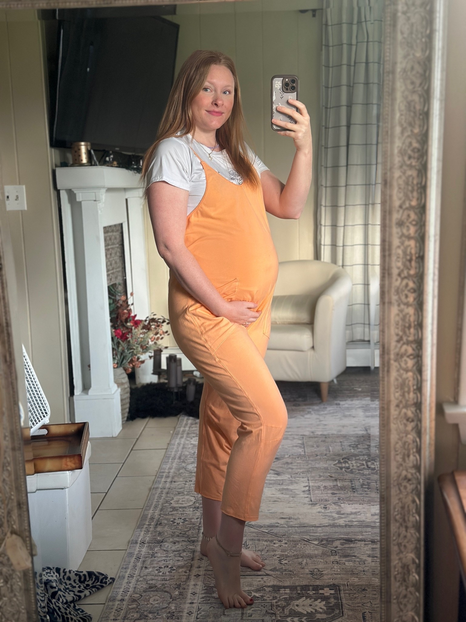 Jumpsuit to show the bump! So comfy!

#LTKmomlife #LTKBaby #LTKBump