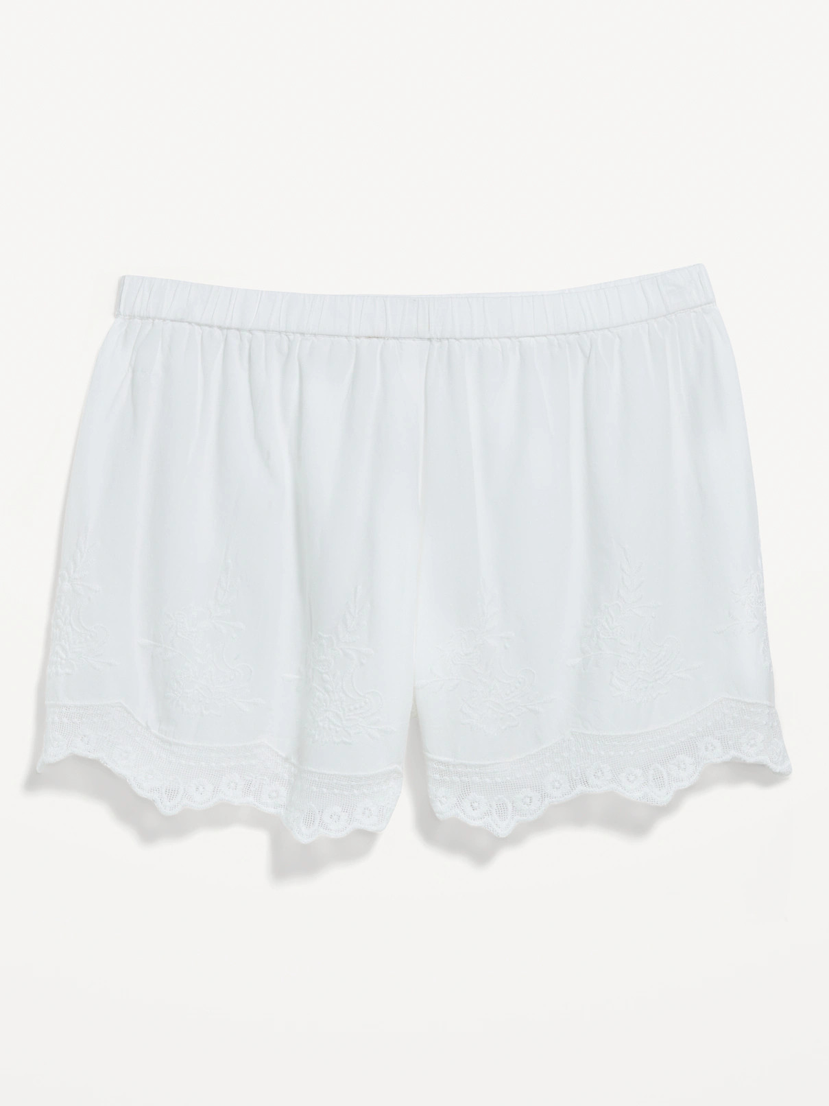 High-Waisted Lace-Trim Shorts | Old Navy (US)