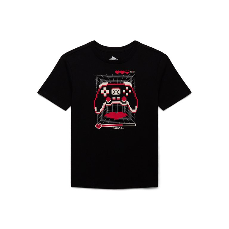 Way to Celebrate Boys Valentine's Day T-Shirt, Sizes 4-18 & Husky - Walmart.com | Walmart (US)