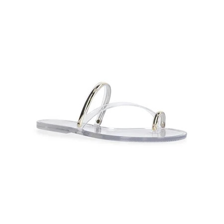 Madden NYC Women s Toe Ring Jelly Slide Sandals | Walmart (US)