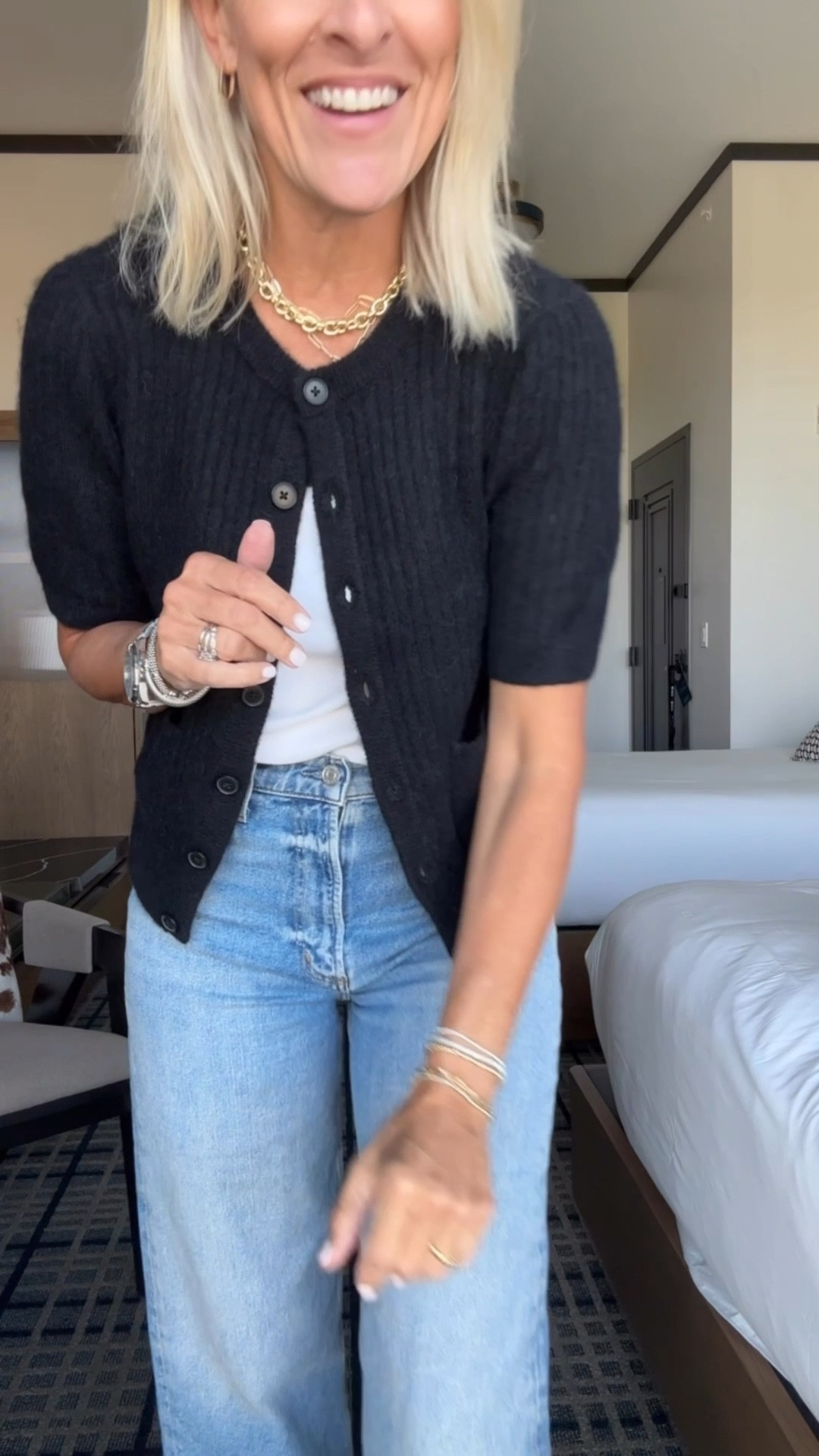 Outfit of the day

Love this new cardigan from Madewell, the tank is also from Madewell.
You can also still get 20% off of these Madewell items until end of day tonight.

Use code LTK20

#LTKOver40 #LTKFamily #LTKxMadewell
