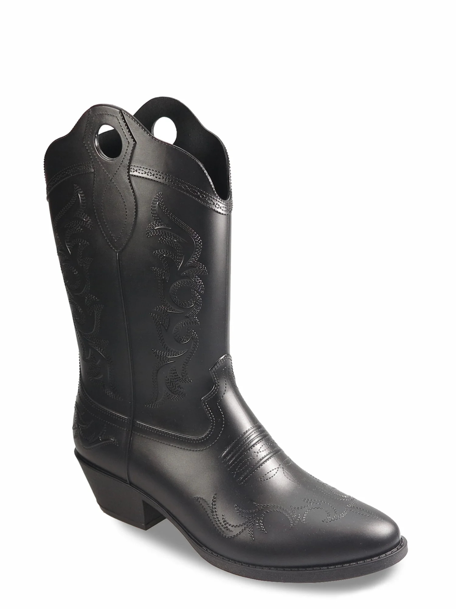No Boundaries Women's Cowboy Rain Boots | Walmart (US)
