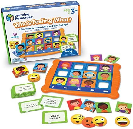Who's Feeling What? ,Social Emotional Learning Games, Communication Games for Kids, Emotion Toys,... | Amazon (US)