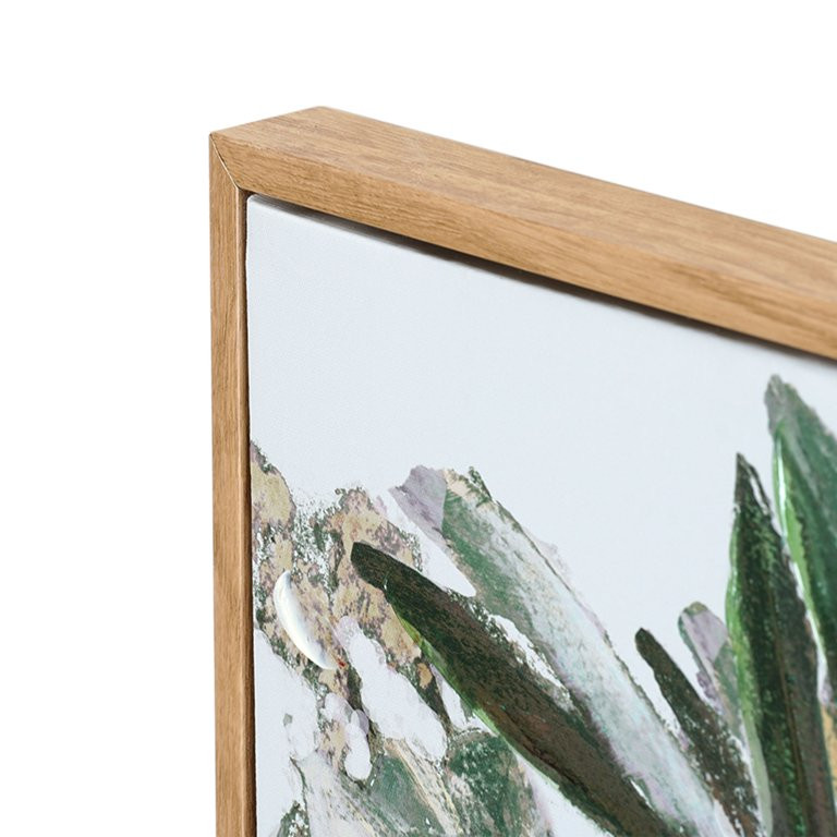 Crystal Art Gallery Contemporary Still Life with Vase Framed Canvas Art, Neutrals | Walmart (US)