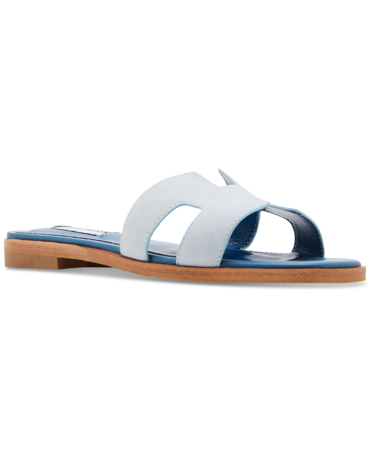 Steve Madden Women's Hadyn Slide Sandals - French Blue Multi | Macy's