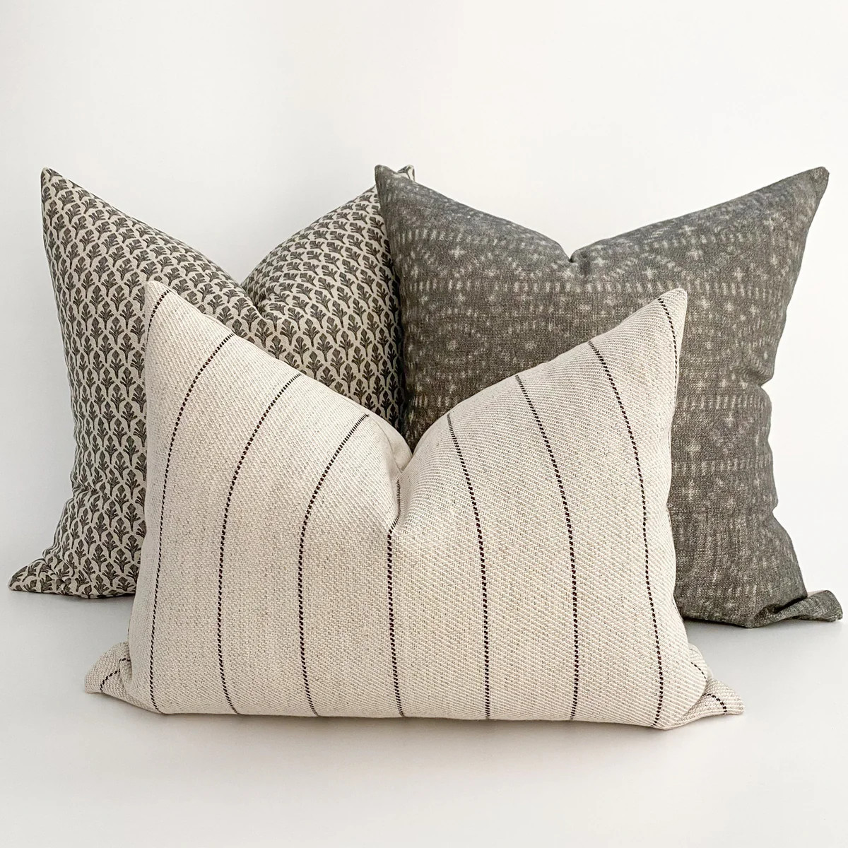 Antique Charcoal Pillow Cover Set | Hackner Home (US)