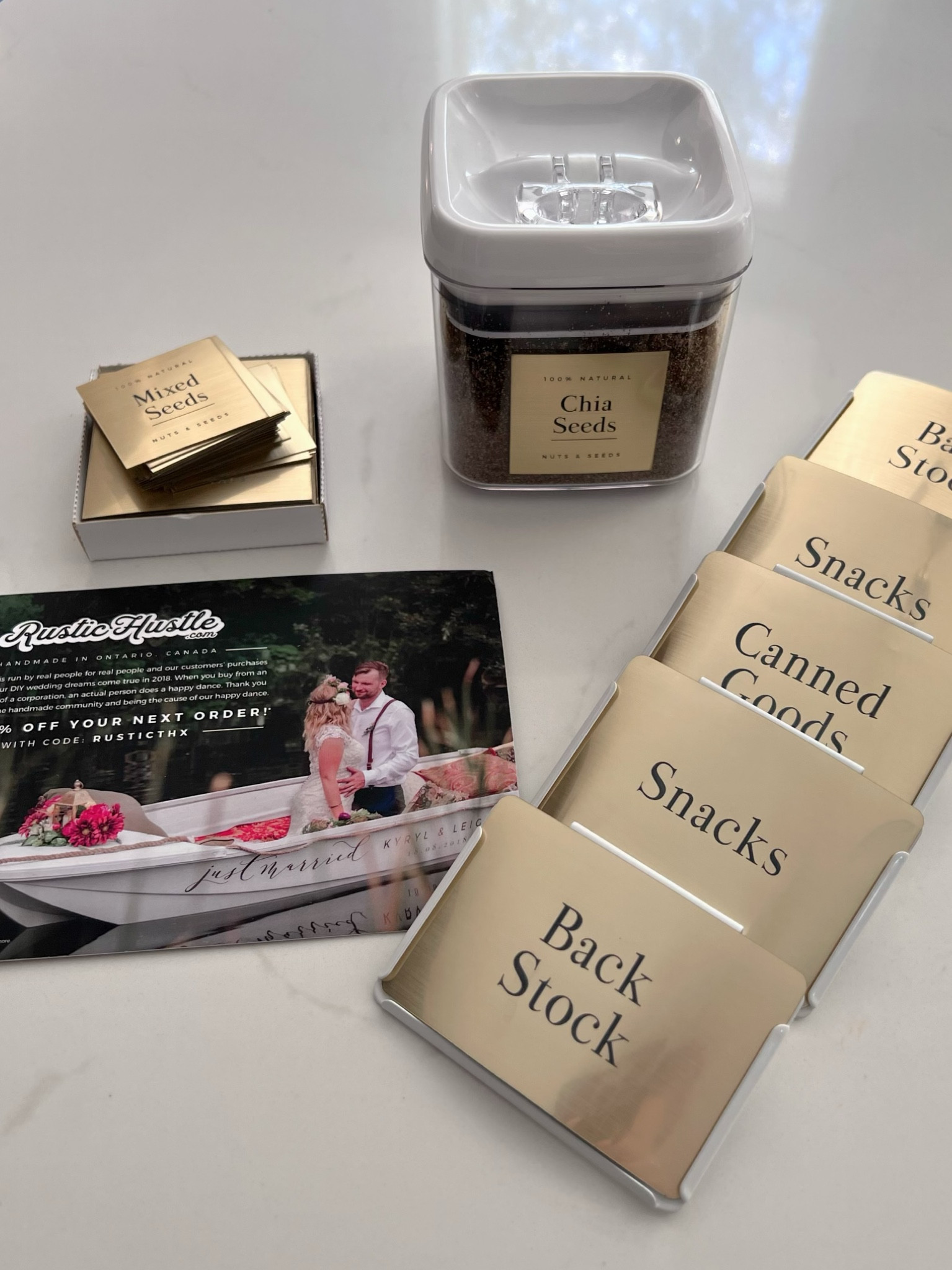 Obsessed with these labels!!! 
They do spice labels too🤗