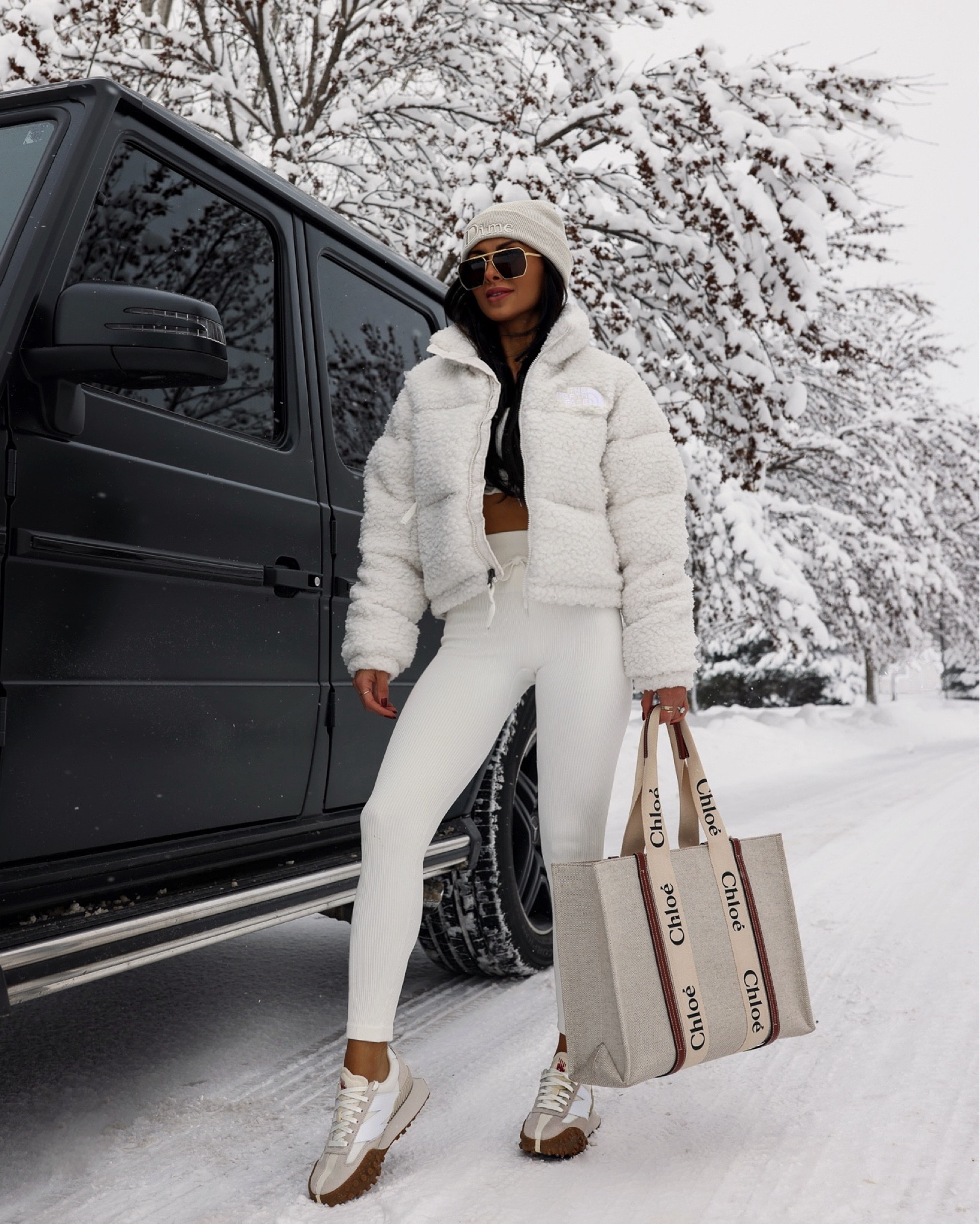 Winter casual outfit 
The North Face jacket wearing a small linked similar
Amazon white knit set
Chloe woody bag on sale now! Must sign in to Gilt to get pricing 


#LTKFitness #LTKFindsUnder100 #LTKSeasonal