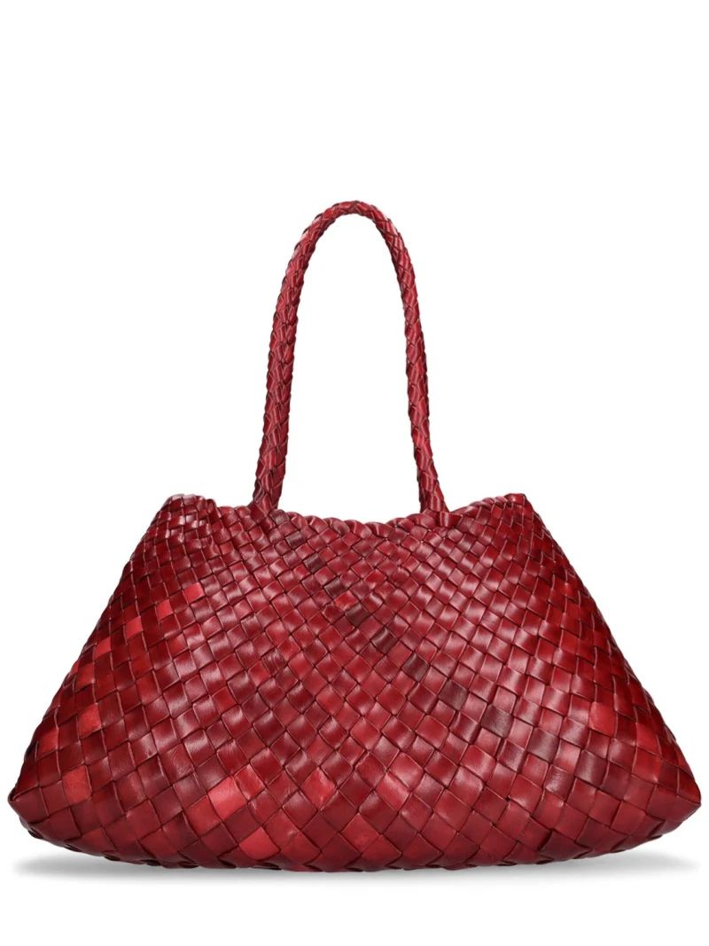 Big santa croce leather tote bag - Dragon Diffusion - Women | Luisaviaroma | Luisaviaroma