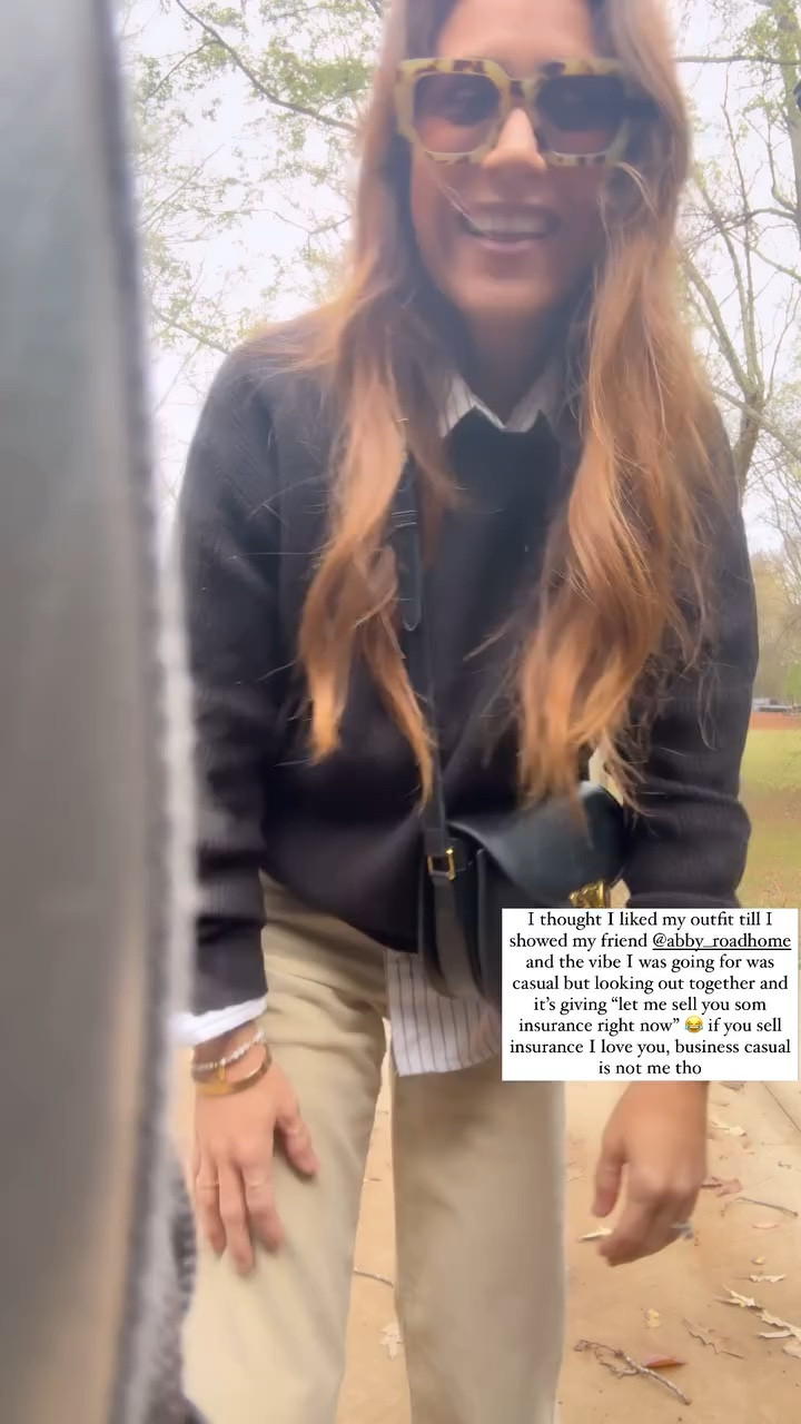 the vibe I was going for was casual but looking put together and it’s giving “let me sell you some insurance right now” 😂 or maybe gossip girl ?  if you sell insurance I love you. 

#LTKFindsUnder50 #LTKVideo #LTKShoeCrush